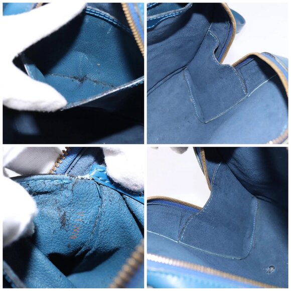 LOUIS VUITTON Epi Mabillon Backpack Blue - Picture 14 of 15